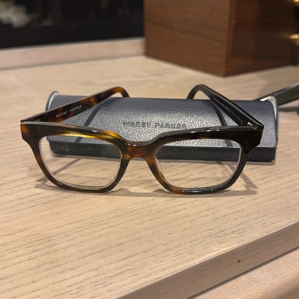 Warby Parker Winston frames - tortoise shell brown - medium width